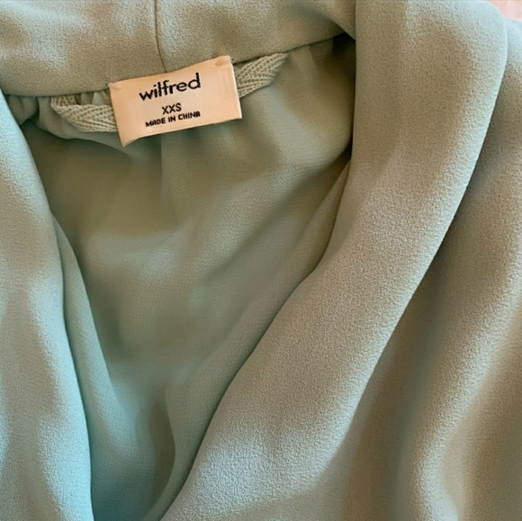 SOLD Aritzia Wilfred Sabine Dress Mint Green XXS - Picture 4 of 4